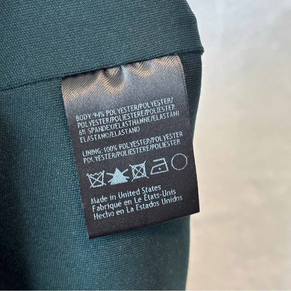 BHLDN green London Crepe Dress 4 - Picture 7 of 15
